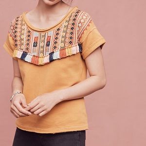 Valencia top sweater with cute fringe tassels